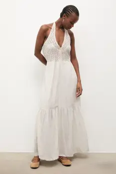 Answear.LAB rochie babydoll din bumbac imagine