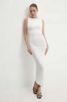 Answear Lab rochie culoarea alb, maxi, mulata imagine