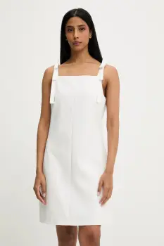 Answear Lab rochie culoarea alb, mini, drept imagine