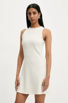 Answear Lab rochie culoarea alb, mini, mulata imagine