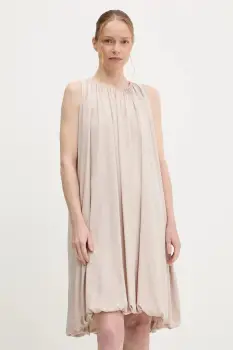 Answear Lab rochie culoarea bej, mini, evazati imagine