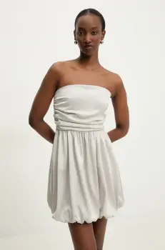 Answear Lab rochie culoarea bej, mini, evazati imagine