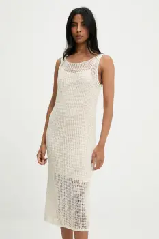 Answear Lab rochie culoarea bej, mini, mulata imagine