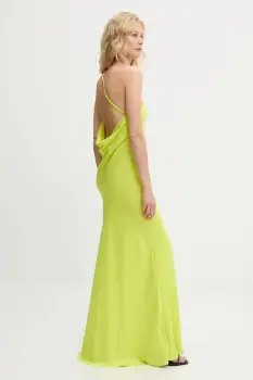 Answear Lab rochie culoarea galben, maxi, mulata imagine