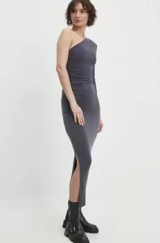 Answear Lab rochie culoarea gri, maxi, mulata imagine