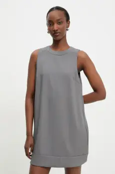 Answear Lab rochie culoarea gri, mini, evazati imagine