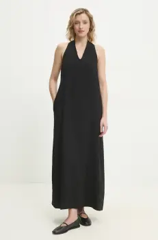 Answear Lab rochie culoarea negru, maxi, drept imagine