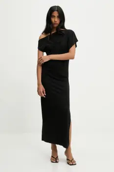 Answear Lab rochie culoarea negru, maxi, drept imagine