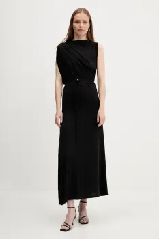 Answear Lab rochie culoarea negru, maxi, drept imagine