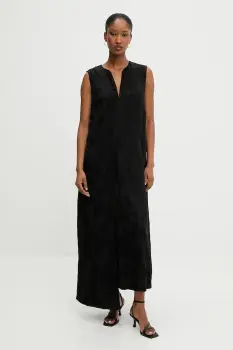 Answear Lab rochie culoarea negru, maxi, drept imagine