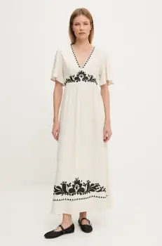 Answear Lab rochie culoarea negru, maxi, drept imagine