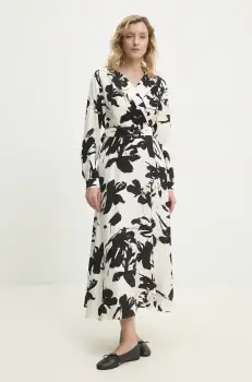 Answear Lab rochie culoarea negru, maxi, evazati imagine