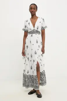 Answear Lab rochie culoarea negru, maxi, evazati imagine