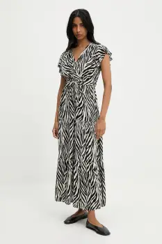 Answear Lab rochie culoarea negru, maxi, evazati imagine