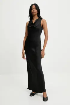 Answear Lab rochie culoarea negru, maxi, evazati imagine