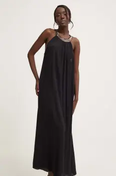 Answear Lab rochie culoarea negru, maxi, evazati imagine