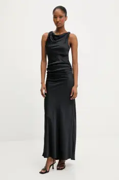 Answear Lab rochie culoarea negru, maxi, evazati imagine