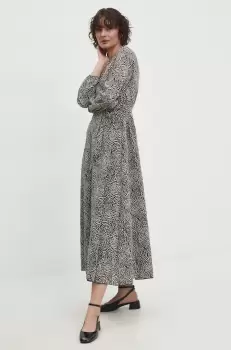 Answear Lab rochie culoarea negru, maxi, evazati imagine