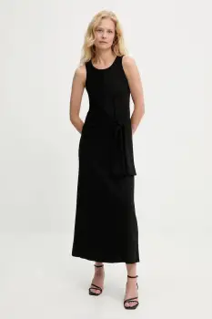 Answear Lab rochie culoarea negru, maxi, evazati imagine