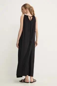 Answear Lab rochie culoarea negru, maxi, evazati imagine