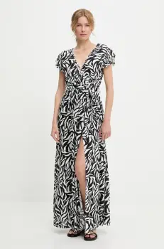 Answear Lab rochie culoarea negru, maxi, evazati imagine