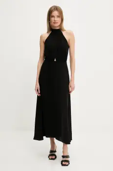 Answear Lab rochie culoarea negru, maxi, evazati imagine