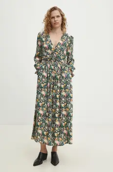 Answear Lab rochie culoarea negru, maxi, evazati imagine