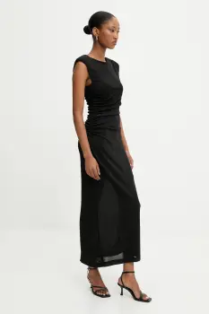Answear Lab rochie culoarea negru, maxi, mulata imagine