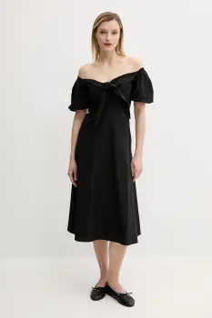 Answear Lab rochie culoarea negru, mini, dreapta imagine