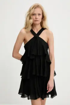 Answear Lab rochie culoarea negru, mini, drept imagine