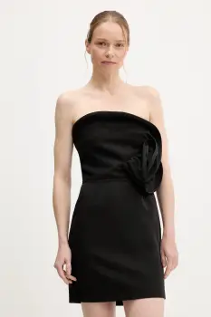 Answear Lab rochie culoarea negru, mini, drept imagine