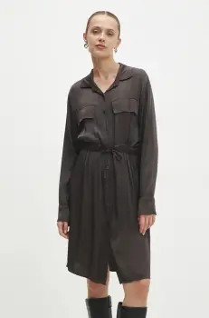 Answear Lab rochie culoarea negru, mini, drept imagine