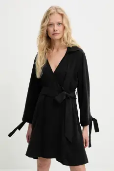 Answear Lab rochie culoarea negru, mini, evazata imagine