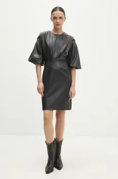 Answear Lab rochie culoarea negru, mini, evazati imagine