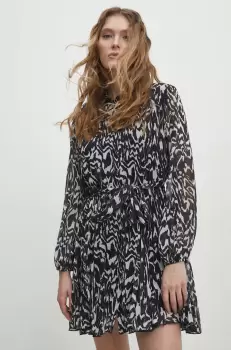 Answear Lab rochie culoarea negru, mini, evazati imagine