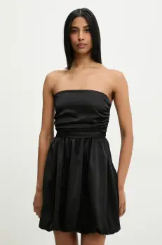 Answear Lab rochie culoarea negru, mini, evazati imagine