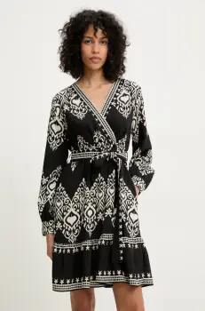 Answear Lab rochie culoarea negru, mini, evazati imagine