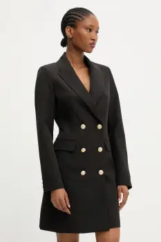 Answear.LAB rochie culoarea negru, mini, mulata imagine