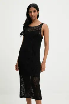 Answear Lab rochie culoarea negru, mini, mulata imagine