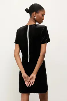 Answear.LAB rochie culoarea negru, mini, mulata imagine