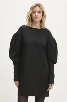 Answear Lab rochie culoarea negru, mini, oversize imagine