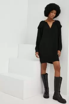 Answear Lab rochie culoarea negru, mini, oversize imagine