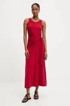 Answear Lab rochie culoarea rosu, maxi, evazati imagine