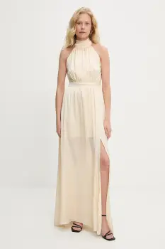 Answear Lab rochie culoarea rosu, maxi, evazati imagine