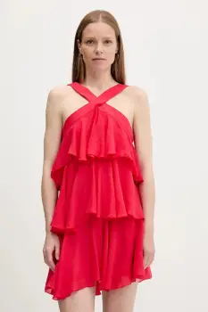 Answear Lab rochie culoarea rosu, mini, drept imagine