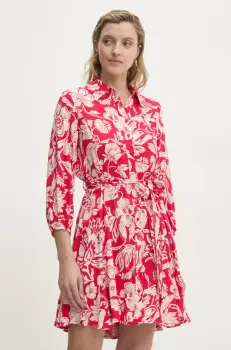 Answear Lab rochie culoarea rosu, mini, drept imagine