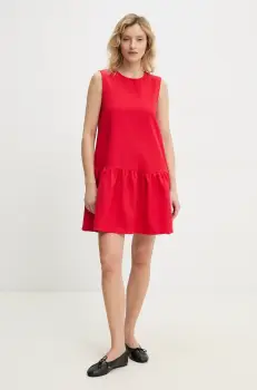 Answear Lab rochie culoarea rosu, mini, evazati imagine