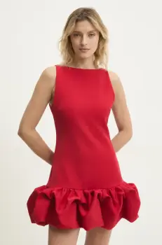 Answear Lab rochie culoarea rosu, mini, mulata imagine