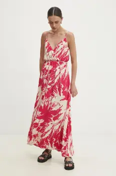 Answear Lab rochie culoarea roz, maxi, evazati imagine