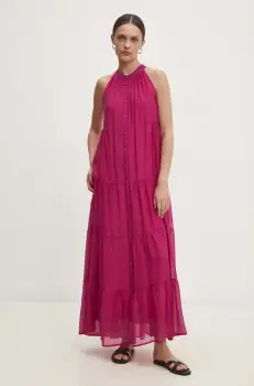 Answear Lab rochie culoarea roz, mini, evazati imagine